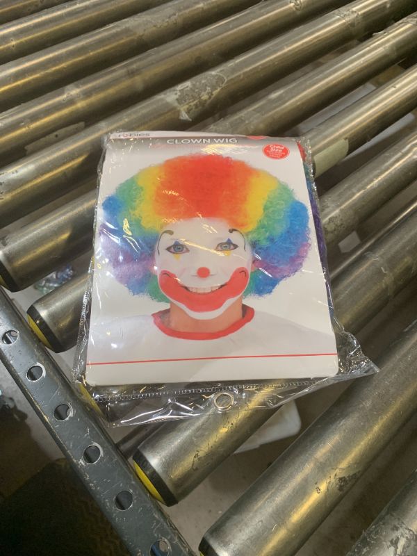 Photo 1 of Rubies Girls Clown Wig, Rainbow Costume Wig for Themed Parties and Halloween, One Size US