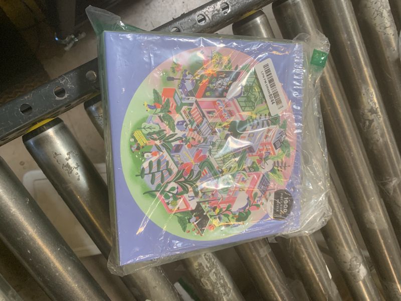Photo 1 of Galison Green City 1000 Piece Round Puzzle from Galison - 1000 Piece Round Puzzle for Adults, Challenging Puzzle with Gorgeous Art by Bethany Robertson, Thick and Sturdy Pieces, Perfect for Earth Day