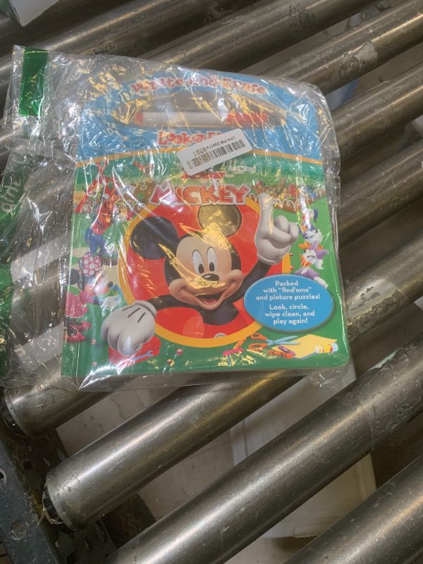 Photo 1 of Disney - Mickey Mouse Clubhouse - Write-and-Erase Look and Find Wipe Clean Board - PI Kids
