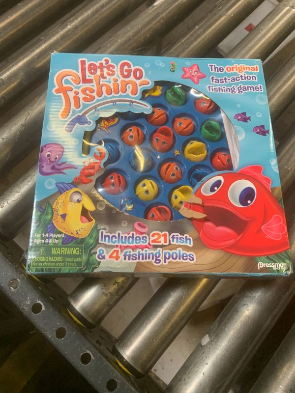 Photo 1 of Let's Go Fishin' Game by Pressman - The Original Fast-Action Fishing Game!, 1-4 players