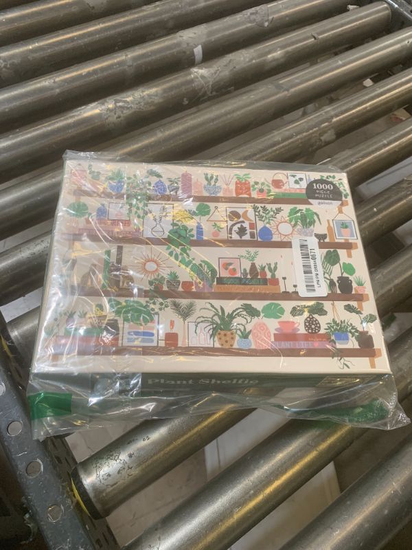 Photo 1 of Galison Plant Shelfie 1000 Piece Puzzle from Galison - Featuring Beautiful Illustrations of Houseplants, Books and Knickknacks, 27" x 20", Fun & Challenging, for The Botanical Lover in Your Life