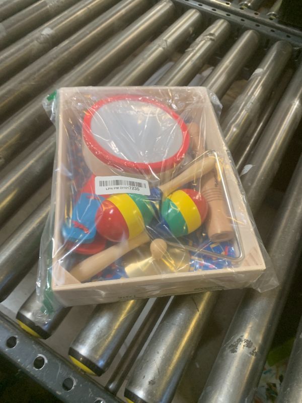 Photo 1 of Melissa & Doug Band-in-a-Box Clap! Clang! Tap! - 10-Piece Musical Instrument Set