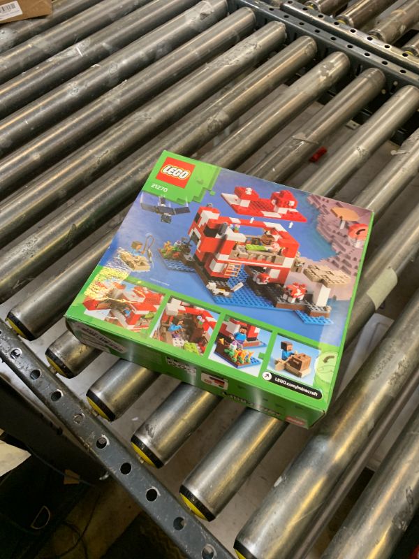 Photo 1 of LEGO Minecraft The Mooshroom House Toy Figures and Playset - Building Minecraft Toy for Kids, Boys and Girls, Ages 8+ - with Steve and Other Figures for Pretend Play - Gift Idea for Birthdays - 21270