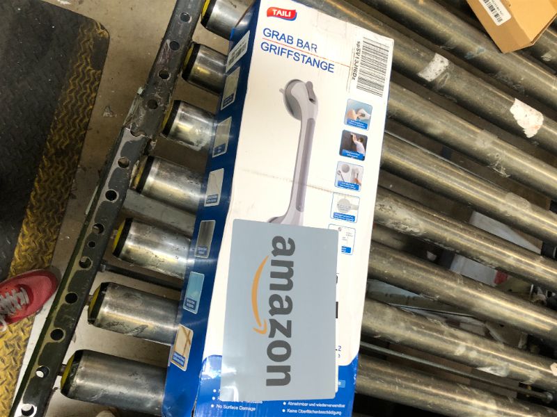 Photo 1 of TAILI Grab Bars for Bathtubs and Showers 2 Pack Suction Grab Bar, Heavy Duty Shower Handle Removable Bath Handrails for Seniors and Elderly, Bathroom Safety Grip No Drilling Waterproof,Grey