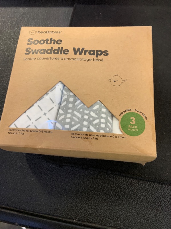 Photo 1 of KeaBabies 3-Pack Organic Baby Swaddle Sleep Sacks - Swaddles for Newborns, Infant 0-3 Months, Baby Girls, Boys, Soft & Snug Newborn Sleep Sack, Nursery Swaddling Blankets (Nordic, XS)