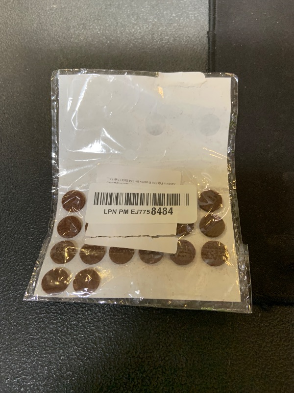 Photo 1 of 48pcs Felt Cabinet Door Bumpers, 1/2in Brown Felt Furniture Pads Round Quite Cabinet Pads Bumpers Self Adhesive Felt Feet Protector for Bed Table Chair Sofa Washing Machine Cabinet