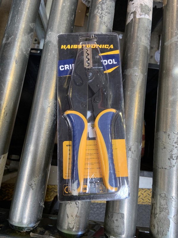 Photo 1 of haisstronica Crimping Tool for Non-Insulated Terminal,AWG 22-6 Ratchet Wire Crimper Tool,Wire Terminal Crimper HS-7327