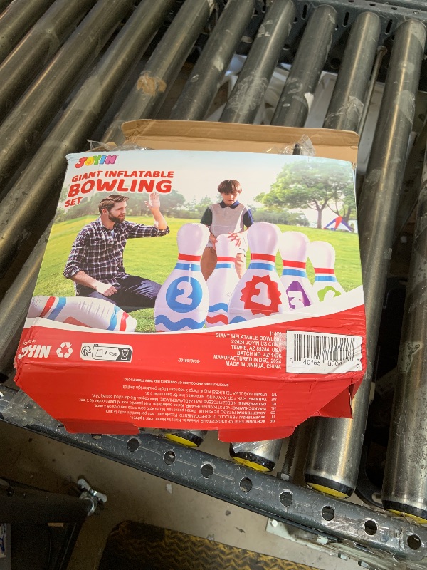 Photo 1 of JOYIN Giant Inflatable Bowling Set for Kids and Adults, Christmas Birthday Party Games, Kids Education Motor Skills Toys