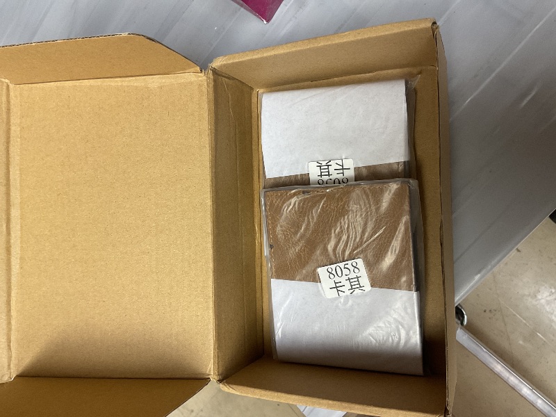 Photo 1 of SEE NOTES PICTURES Sotiff 12 Pcs Leather Wallets Bulk for Men PU Trifold Blanks Wallet in Bulk for Laser Engraving Christmas Father Gift(Khaki)