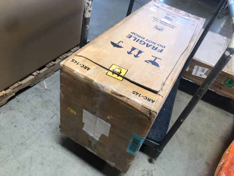 Photo 1 of Whynter Portable Air Conditioner 14,000 BTU with Dual Hose Dehumidifier & Cooling Fan for 500 Sq Ft Rooms, Includes AC Unit Window Kit, ARC-14S (9,500 SACC)