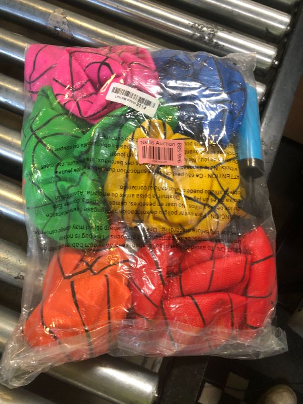 Photo 1 of Leitee 36 Pack 5 Inch Mini Basketballs with Pump PVC Durable Colorful Inflatable Rubber Balls for Small Basketball Hoop or Outdoor Replacements Ball for Adults(6 Colors)