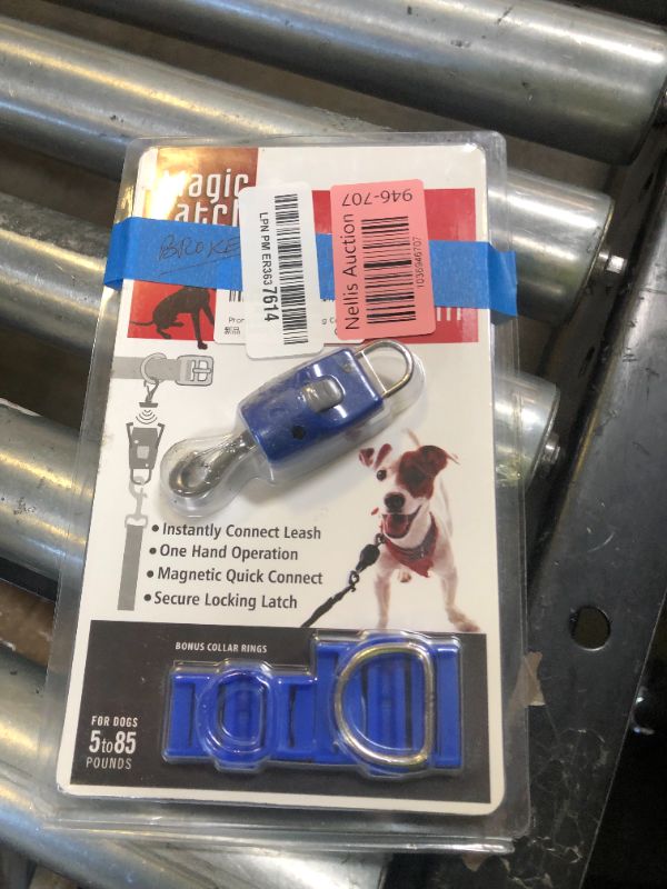 Photo 1 of Prong Collar for Dogs,Dog Collars, Harnesses & leashes,Prong Collar Safety Clip,Magnetic Automatic Magic One Touch Release Harness Connector for Traction Rope Harnesses Collar