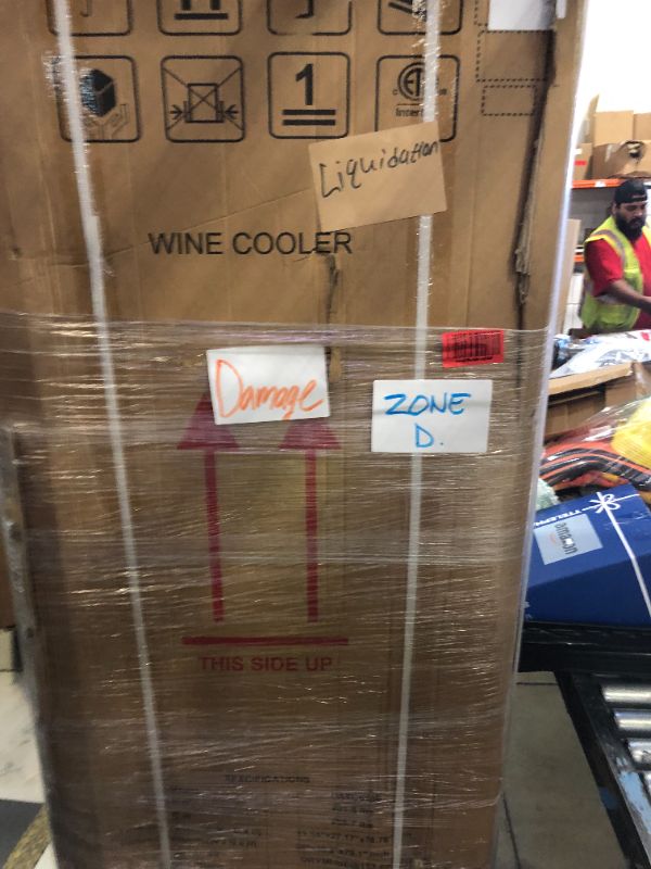 Photo 1 of ORYMUSE 200 Bottle Dual Zone Wine Fridge - 24 Inch Large Wine Cooler Refrigerator, Freestanding and Built-in Design, Upgraded Compressor Cooling, Intelligent Temperature Memory