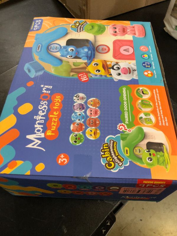 Photo 1 of 36Pcs Learning Toy for Toddlers 1 2 3 Years Old, Montessori Farm Animals Barn Counting Sorting Stacking Color Shape Matching Games for Baby Boys Girls Gifts 12-18 Months Birthday Easter Christmas