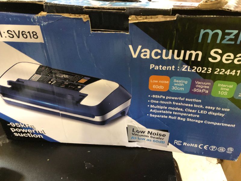 Photo 1 of Vacuum Sealer Machine