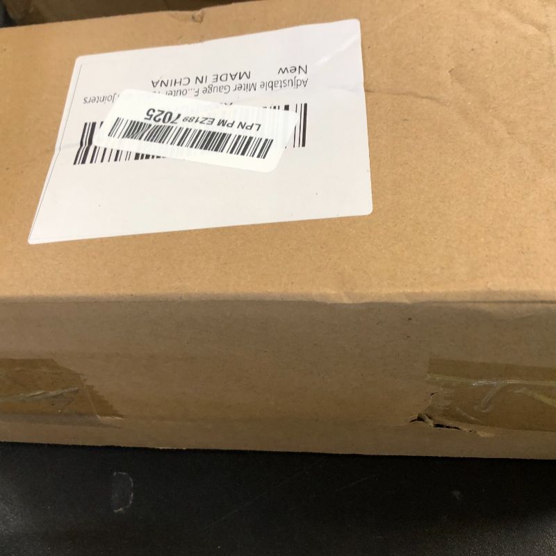 Photo 1 of Miter Fence, Miter Gauge for Table Saw, Adjustable Angle Ruler Woodworking Tools Push Block, Angle Plate Ruler Replacement Table Jointers Band Saw Sled Router Table System, -60 To 60 Degrees