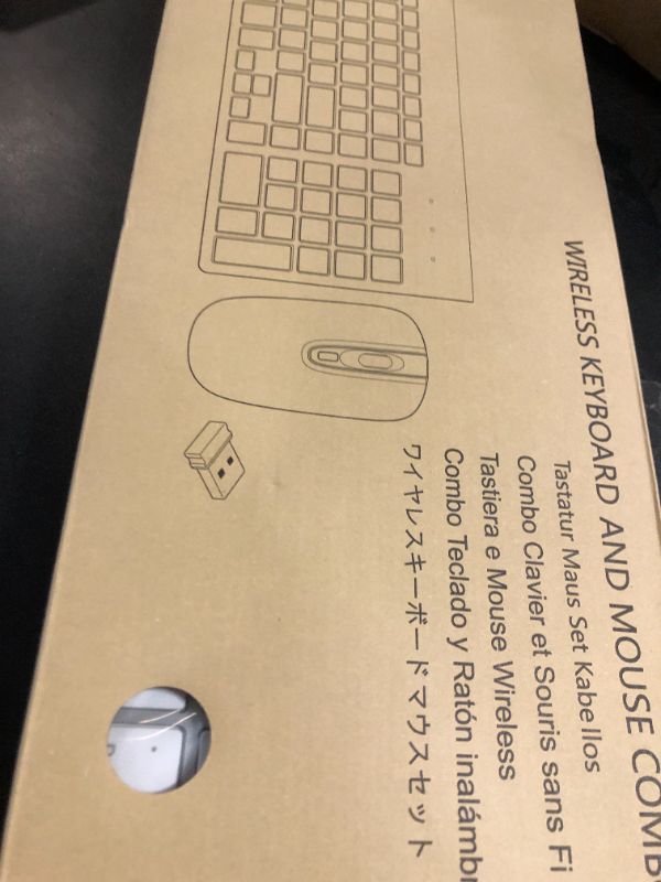 Photo 1 of cimetech EasyTyping KF10 Wireless Keyboard and Mouse Combo, [Silent Scissor Switch Keys][Labor-Saving Keys] Ultra Slim Wireless Computer Keyboard and Mouse, Easy Setup for PC/Laptop/Windows - Silver