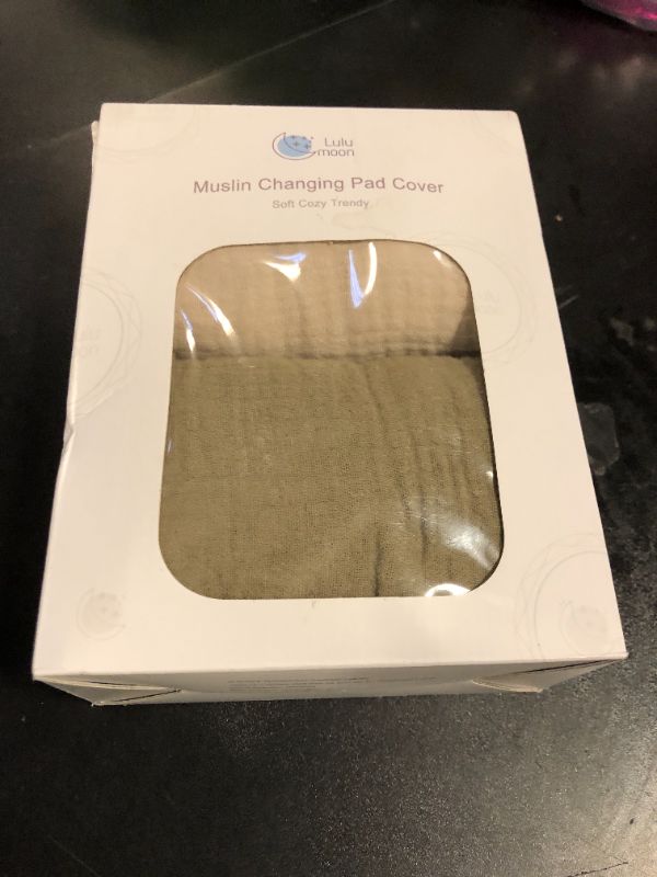 Photo 1 of lulumoon Baby Changing Pad Cover: Muslin Diaper Changing Table Pad Cover - Changing Pad Sheets for Girls Boys