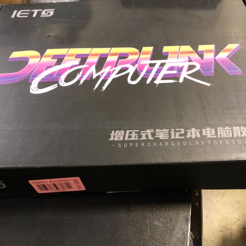Photo 1 of IETS GT600 RGB Laptop Cooling Pad Equipped with Gigantic Turbo-Fan?5.5inch Diameter?,Sealed Foam for Rapid Cooling Gaming Laptop,14.1-19.3 inch Laptop Cooler with 3-Port USB Hub,Dust Filter