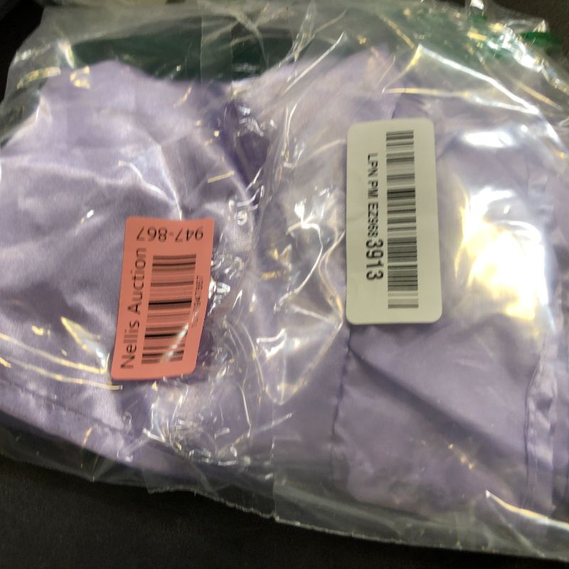 Photo 1 of Entisn Ruffle Satin Toddler Pillowcase Set of 2, 13 x 18 Inch Toddler Silky Pillow Covers with Envelope Closure, Anti Wrinkle Soft Travel Pillow Case Nursery Pillow Sham for Girls, Boys (Light Purple)