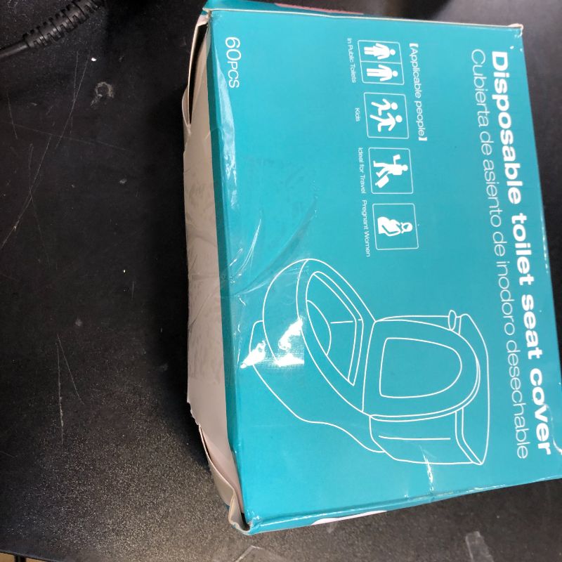 Photo 1 of Toilet Seat Covers Disposable 60 pack for Travel Toilet Seat Cover Friendly Packing for Kids Potty Training and Adult
