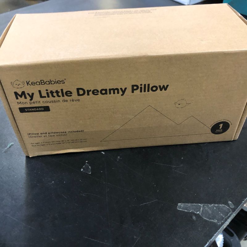 Photo 1 of Toddler Pillow with Pillowcase - 13x18 My Little Dreamy Kids Travel Bed Pillows for Sleeping, Organic Cotton Small Pillowcase, Soft & Breathable, Machine Washable, Toddlers 2-5 Years Old (Meadow)