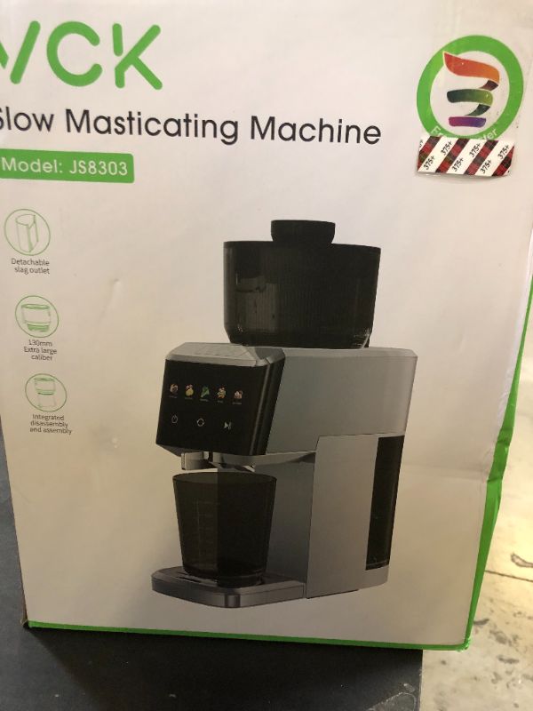 Photo 1 of VCK Cold Press Juicer with Large 5.12" Feed Chute- Slow Masticating Technology for Nutrient Retention, Quiet 250W Motor, High Juice Yield, Leakproof Base- Perfect for Fruits, Vegetables & Leafy Greens