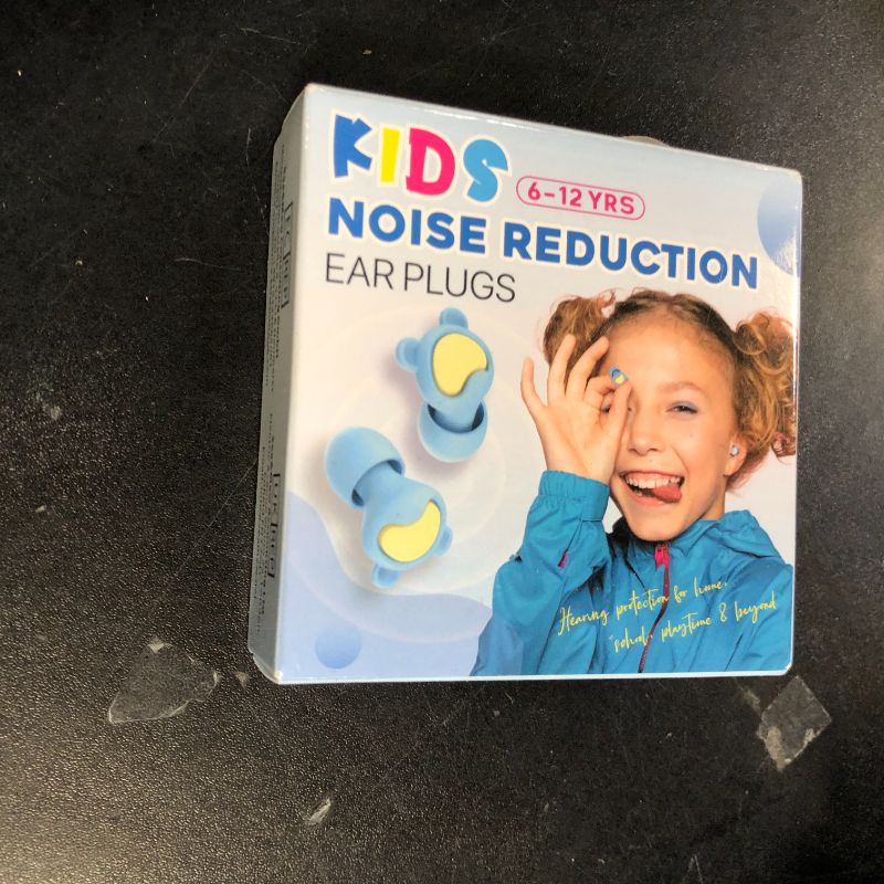Photo 1 of Kids Ear Plugs (6-12 yrs) - Reusable Noise Reduction Samll Earplugs for Focus, Travel, Concerts, Socializing, Events, Sleep, Noise Sensitivity - 8 Tips XS/S/M/L, Children Ear Protection 26 dB