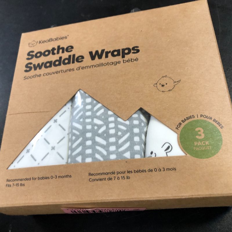 Photo 1 of KeaBabies 3-Pack Organic Baby Swaddle Sleep Sacks - Swaddles for Newborns, Infant 0-3 Months, Baby Girls, Boys, Soft & Snug Newborn Sleep Sack, Nursery Swaddling Blankets (Nordic)