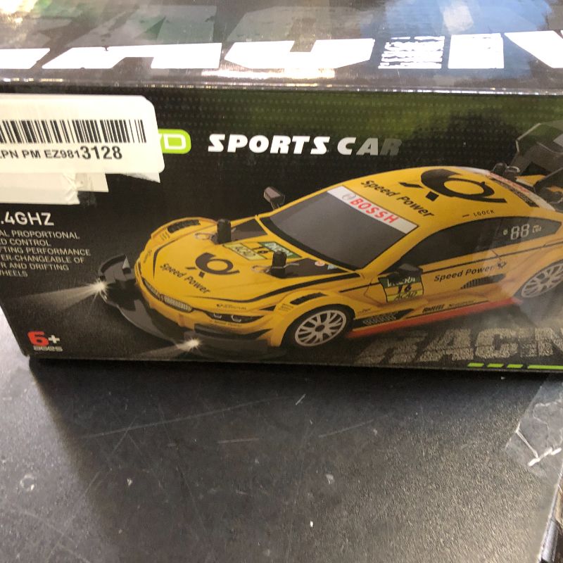 Photo 1 of HTURCCOP 1:20 RC Drift Car 2.4GHz 4WD High Speed Drift Remote Control Cars Vehicle with LED Lights and Drifting Tires Batteries x2 Racing Sport Toy Cars for Adults Boys Girls Kids (Red)