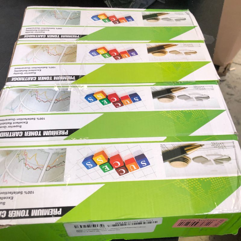 Photo 1 of 202X Toner Cartridges 4 Pack Compatible for HP Color Laserjet Pro M281fdw Reaplacement for HP202X 202A Set High Yield with M254dw M254nw MFP M281cdw M280nw M281fdn Printer (Black/Cyan/Magenta/Yellow)
