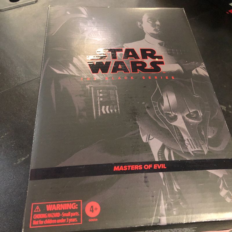 Photo 1 of STAR WARS The Black Series Darth Vader, Grand Admiral Thrawn, General Grievous, Masters of Evil Collectible 6-Inch Action Figure 3-Pack (Amazon Exclusive)