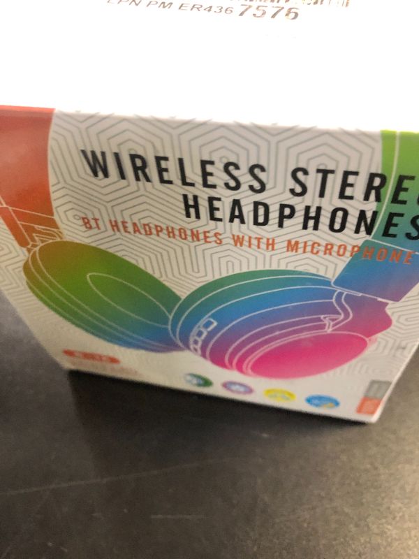 Photo 1 of MIDOLA Kids Headphones Wireless Bluetooth Volume Limit 85dB /110dB Over Ear Foldable Headset with Mic/Wired Inline AUX Cord for Children Boy Girl School Tablet Pad Phone Cartoon Pink