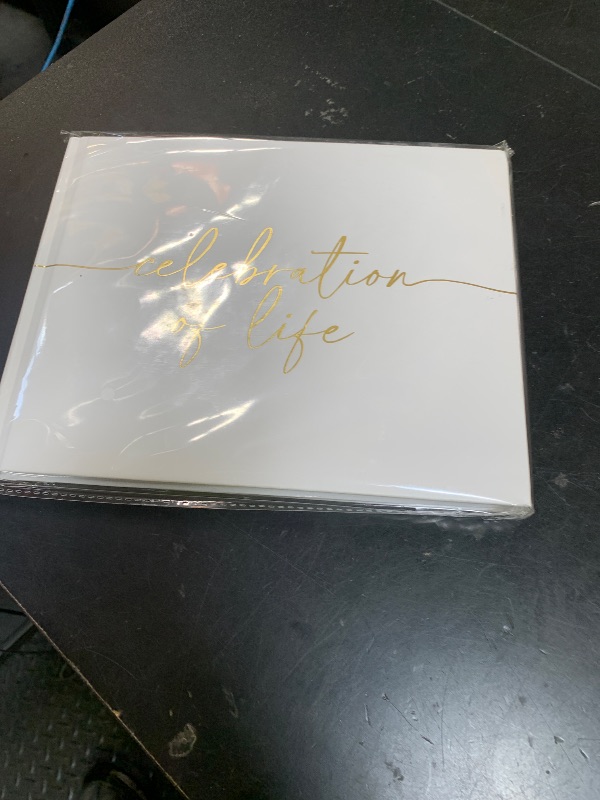 Photo 1 of Lamare Funeral Guest Book for Memorial Service – Elegant Celebration of Life Guest Book and in Loving Memory Guest Book - Condolences Book for Funeral