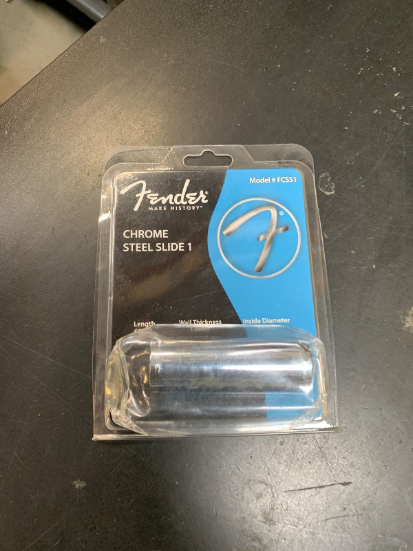 Photo 1 of Fender Chrome Steel Guitar Slide, Standard Medium