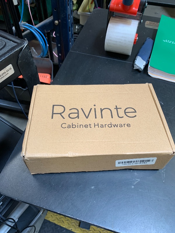 Photo 1 of Ravinte 30 Pack Solid 3-3/4 Inch Center to Center Slim Square Bar Drawer Handles Kitchen Cabinet Handles Black Drawer Pulls Cabinet Hardware Handles Matte Black Cabinet Pulls