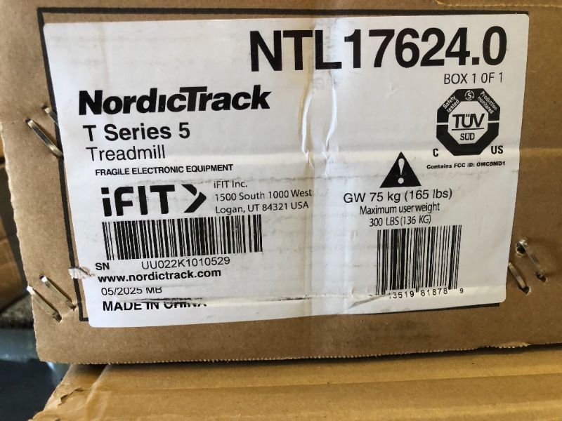 Photo 1 of NordicTrack T Series 5 Starter Treadmill for Real Results