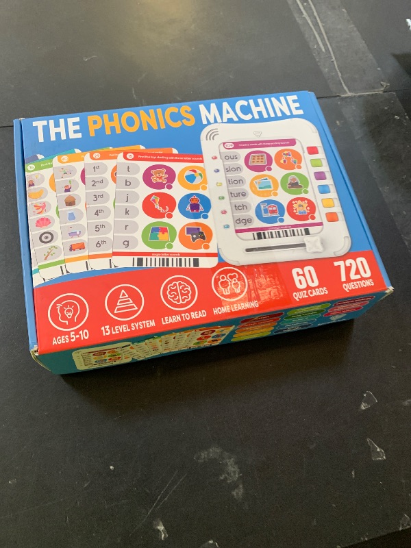 Photo 1 of Phonics Machine Learning Pad - Electronic Reading Game for Kids Age 5-11 - Learn to Read with 720 Phonic and Letter Sound Questions