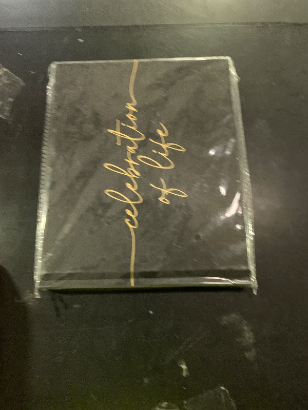 Photo 1 of Lamare Funeral Guest Book for Memorial Service – Elegant Celebration of Life Guest Book and in Loving Memory Guest Book - Condolences Book for Funeral