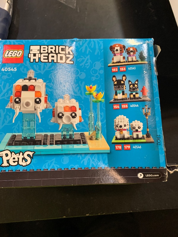 Photo 1 of LEGO BrickHeadz Pets Dogs, Cats, Fish, Birds or Hamsters (Choose Pet) (Koi Fish 40545)