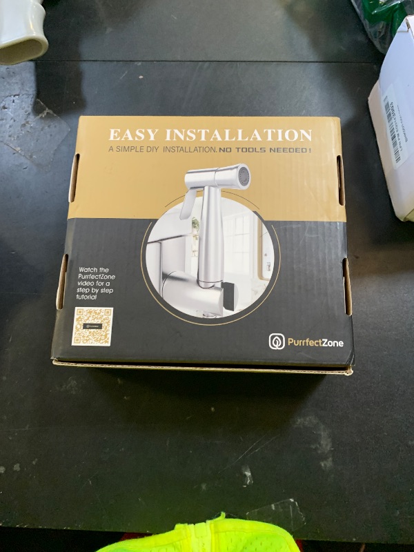Photo 1 of Purrfectzone Bidet Sprayer for Toilet, Handheld Sprayer Kit, Cloth Diaper Sprayer Set - Easy to Install - Stainless Steel