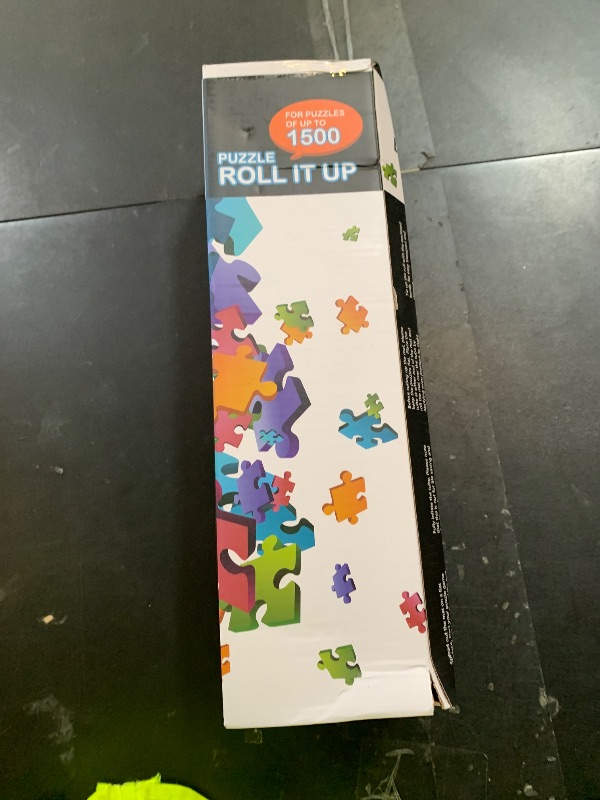 Photo 1 of Becko US Puzzle Mat Roll Up with Drawstring Storage Bag, Felt Rollup Mat for Easy Transport & Storage, Portable Puzzle Board Puzzles Saver Keeper for Jigsaw Puzzles Up to 1500 Pieces