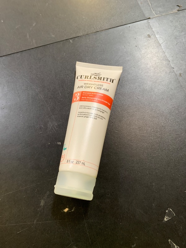 Photo 1 of CURLSMITH - Weightless Air Dry Cream - Vegan Leave-In Conditioner for Any Hair Type, Smooths Hair (8 fl oz)