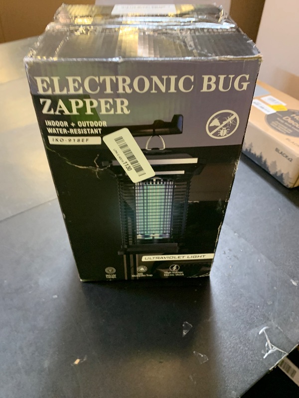 Photo 1 of AMUFER Bug Zapper for Outdoor & Indoor, 1/2 Acre Coverage Mosquito Lamp with 18W Bulb & 4400V High-Voltage, 100% Improvement in Mosquito Control Effect, Electric Fly Trap for Patio, Backyard, Home