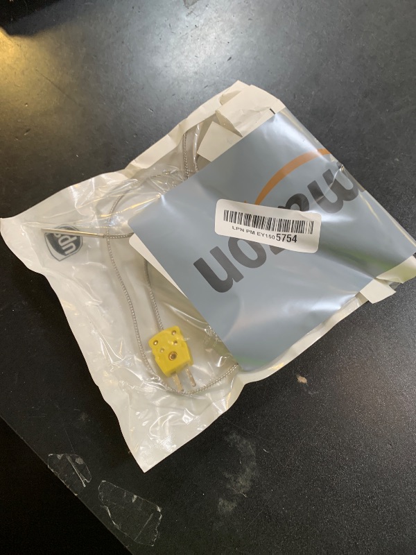 Photo 1 of Yunsailing Type K Thermocouple Probe Tl1004 K Type Sensor Probes Metal Mini Connector Temperature Sensor for Meter in Temperature Range from 0 to 500 Celsius(1 Pcs)
