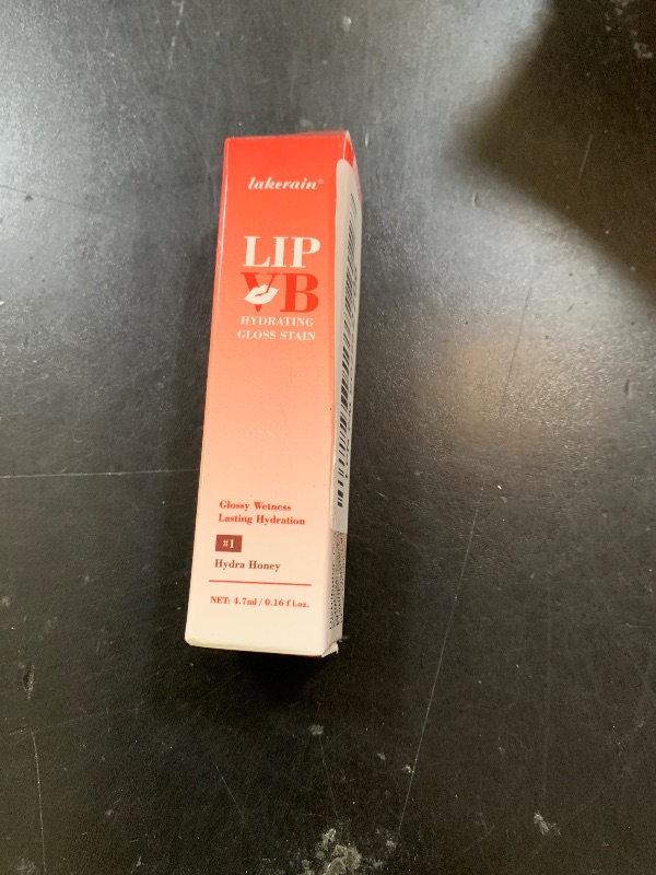 Photo 1 of LIP VB Hydrating Gloss Stain – Lip Tint Gloss with 12HR Hydration Long-Lasting Moisture & Shine, Smooth Lip Stain with Glossy Finish, Non-Sticky, Rich Color for All Skin Tones (#1 HYDRA HONEY, 1)
