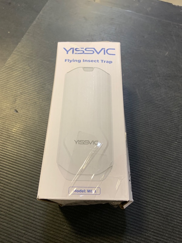 Photo 1 of YISSVIC Flying Insect Trap Plug-in Mosquito Killer Indoor Gnat Trap Moth Catcher Fly Tapper with Attractant Light Catcher for Home Office White