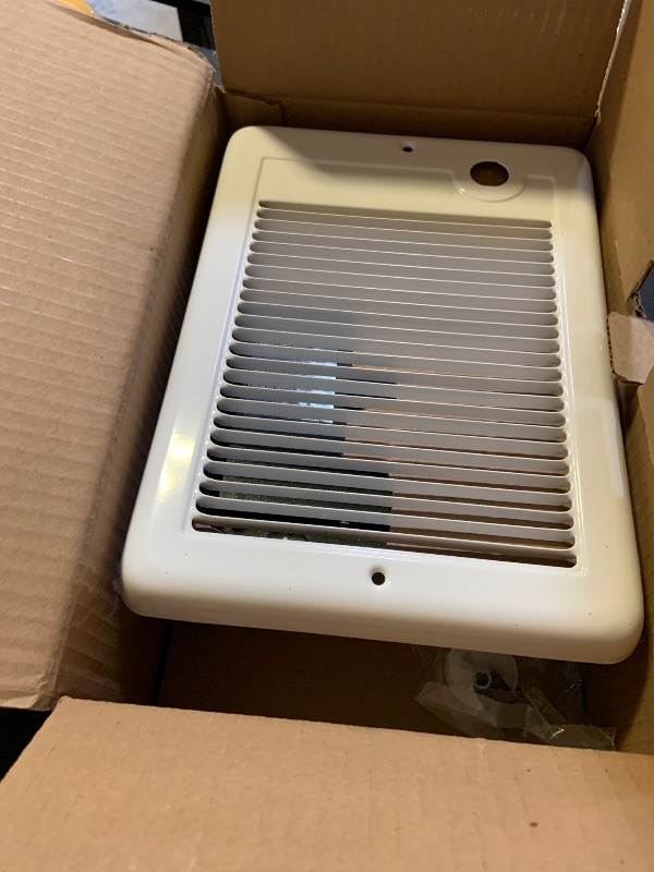Photo 1 of Cadet Com-Pak Electric Wall Heater Complete Unit with Thermostat (Model: CSC151TW, Part: 67509), 5120 BTU, 120 Volt, 1500 Watt, White