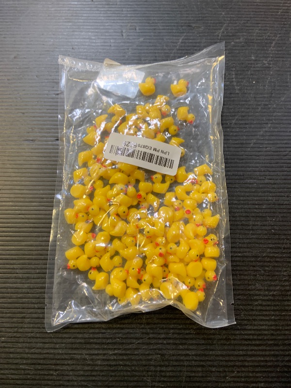 Photo 1 of 100Pcs Mini Resin Ducks, Tiny Ducks Figurines Bulk for Miniature Dollhouse Decor Accessories Garden Aquarium Potted DIY Ornament Party Toys