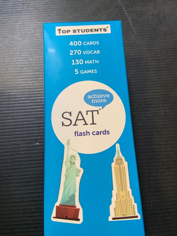 Photo 1 of SAT Flash Cards 2025-2026 | 400 SAT Vocabulary and Math SAT Flash Cards | SAT Prep | SAT Vocab Cards | SAT Prep Cards | SAT Words | SAT Classroom and Home Kit | SAT Digital Prep